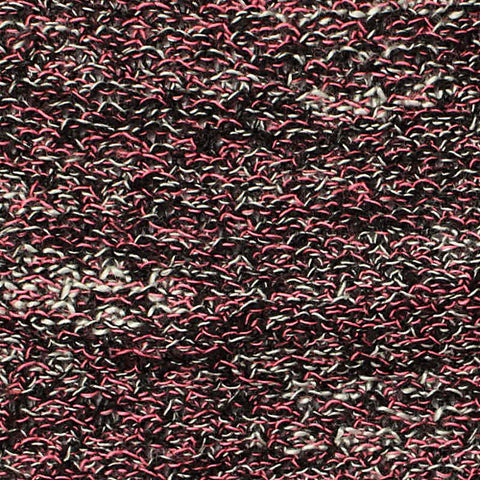 Slub Polyester Viscose Chunky Knit Fabric, 210 gsm, 170 cm — Multi
