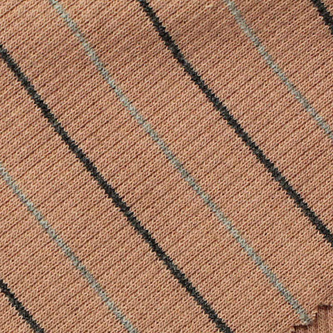 Dark Grey Stripes Rib Knit