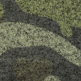 Green Camo Chunky Knit, Viscose-Poly — texture
