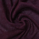 Deep Red Marl Chunky Knit, Viscose-Poly