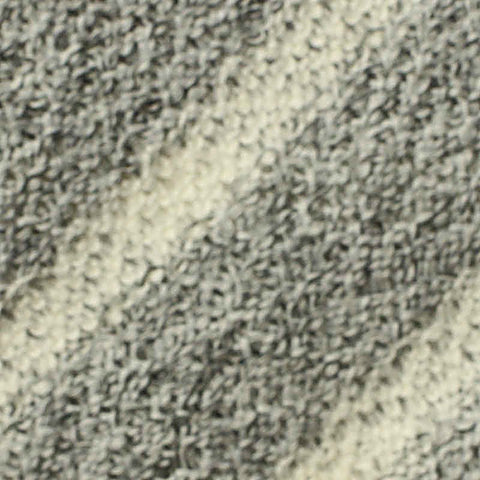 Grey Stripes Rib Knit, Poly-Viscose, 205 gsm