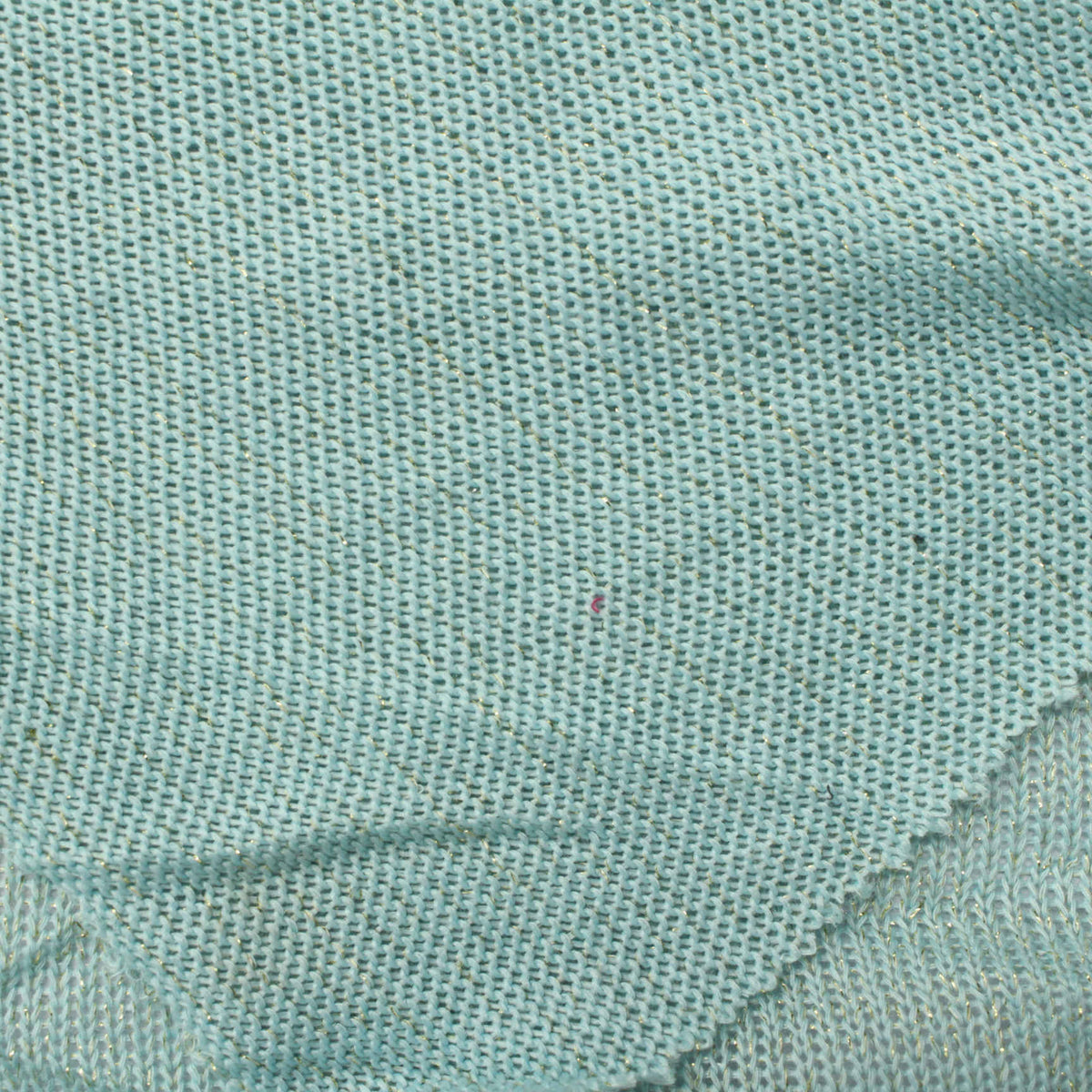 Light Blue Marl Chunky Knit, Polyester, 162 gsm