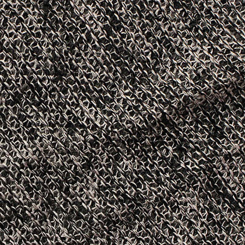Black Marl Chunky Knit, Poly-Viscose, 152 gsm, 160 cm