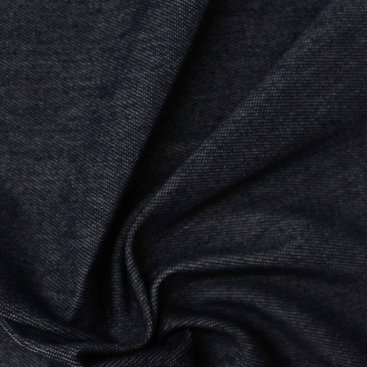 Dark Blue Marl Denim, Cotton-Poly, 165 gsm