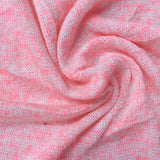 Pink Marl Chunky Knit, Viscose-Poly
