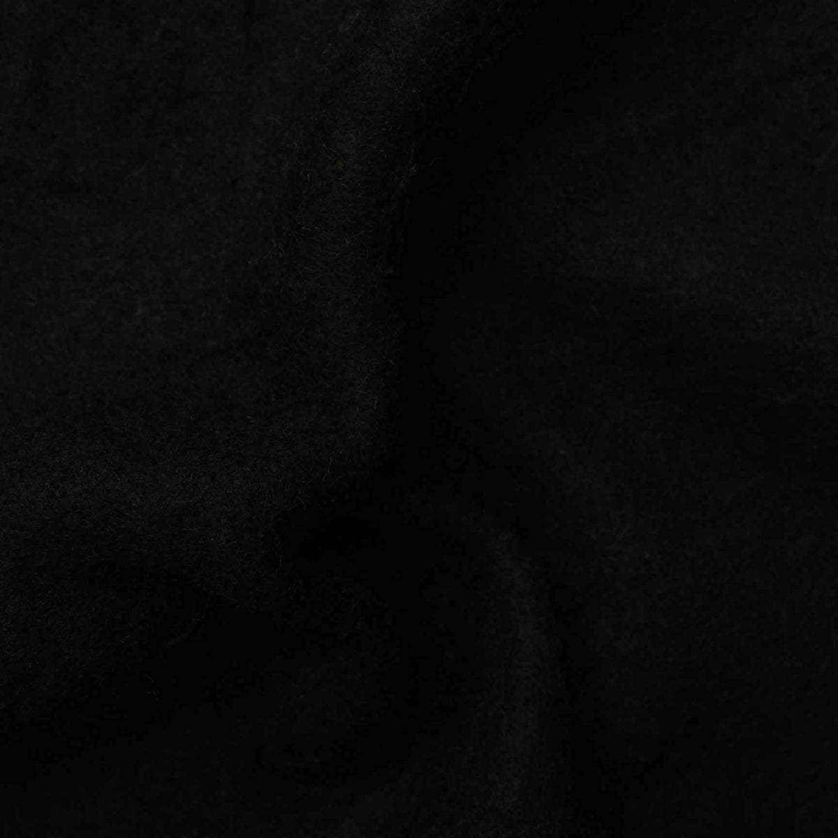 Polyester Viscose Chunky Knit Fabric, 235 gsm, 180 cm — Black