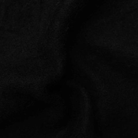 Polyester Viscose Chunky Knit Fabric, 235 gsm, 180 cm — Black