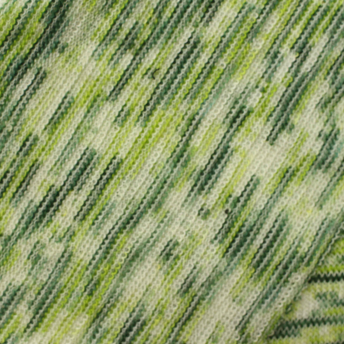 Green Heathered-Marl Chunky Knit, Polyester, 135 gsm