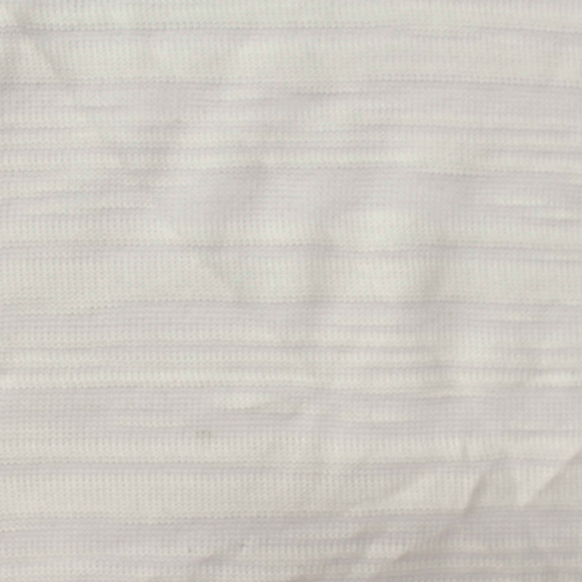 Cotton Metallic Chunky Knit Fabric, 260 gsm, 180 cm — White