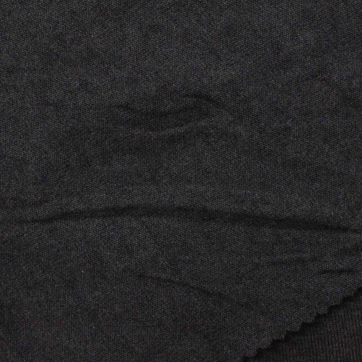 Viscose Stretch Chunky Knit Fabric, 320 gsm, 170 cm — Black
