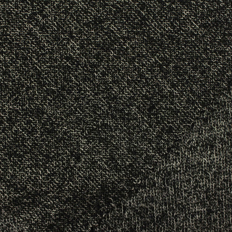 Black Marl Chunky Knit, Polyester, 245 gsm, 160 cm