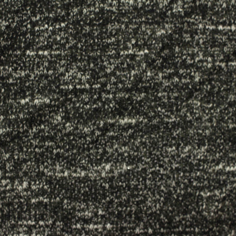 Dark Grey Marl Chunky Knit, Poly-Viscose, 180 gsm, 170 cm