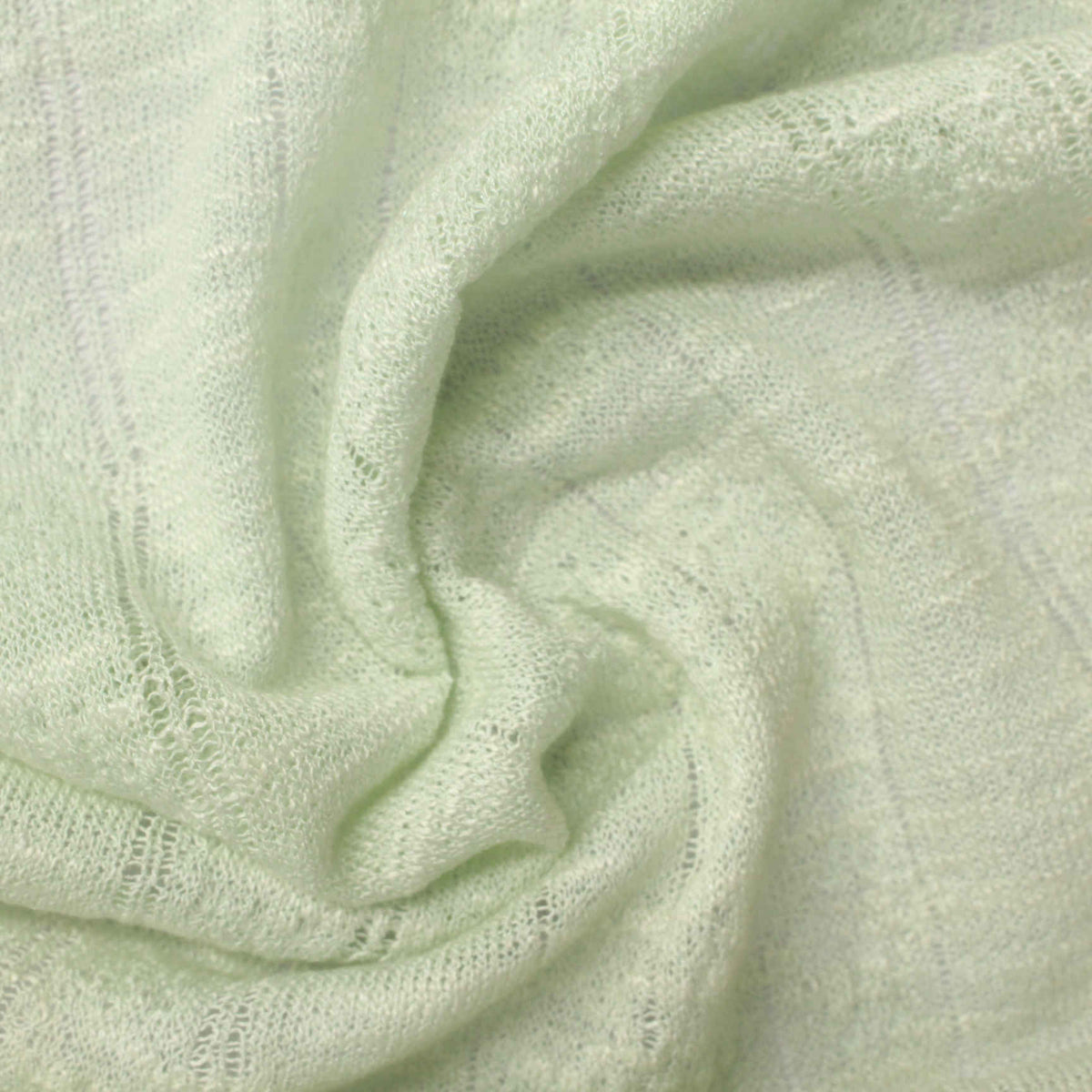 Viscose Metallic Chunky Knit Fabric, 180 gsm, 170 cm — Green