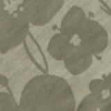 Grey Floral Jersey Knit, Poly-Viscose — texture
