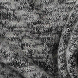Grey Marl Chunky Knit, Viscose-Poly — texture