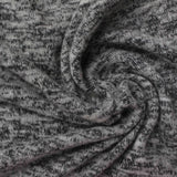 Grey Marl Chunky Knit, Viscose-Poly