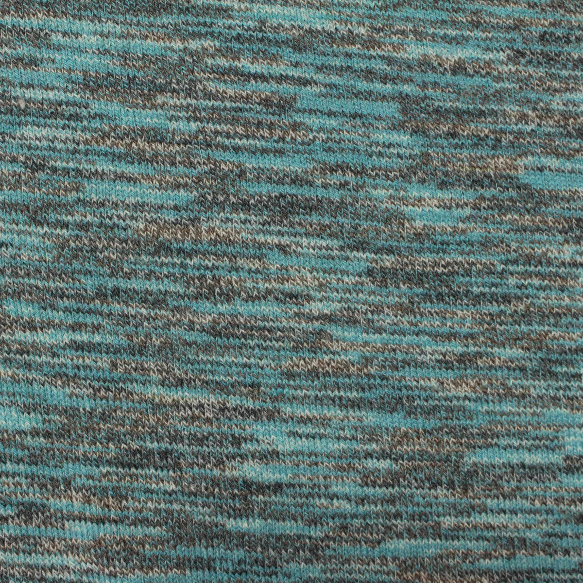 Teal Marl Chunky Knit, Poly-Viscose