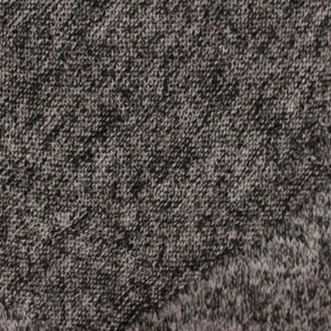 Dark Grey Marl Chunky Knit, Viscose-Poly, 145 gsm, 160 cm