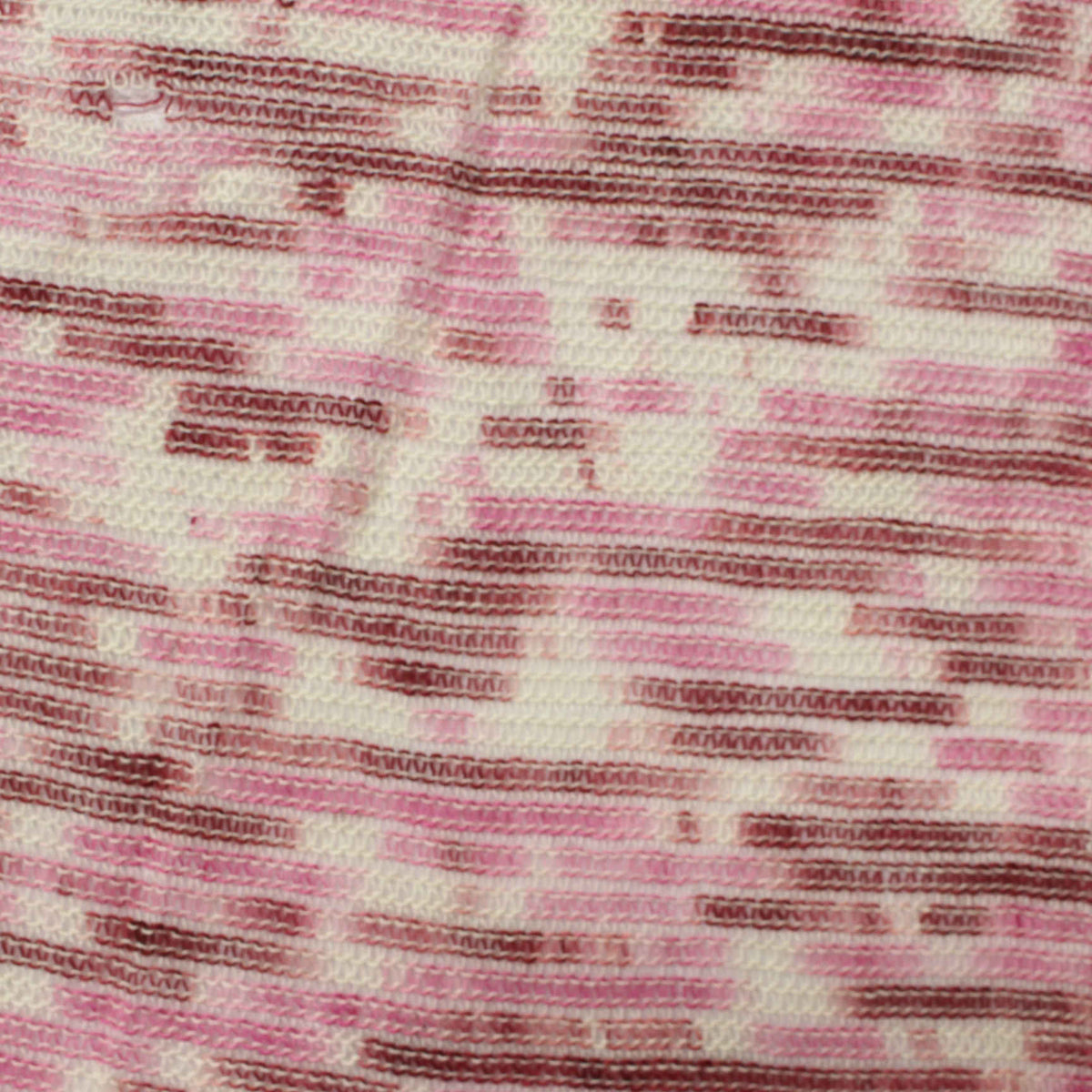 Pink Dashes Chunky Knit, Polyester