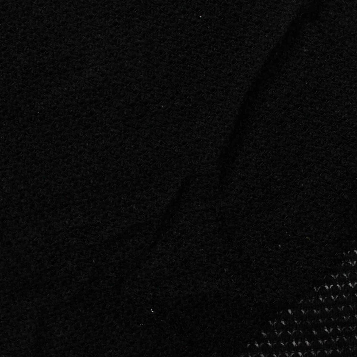 Jacquard Viscose Stretch Knit Fabric, 140 gsm, 160 cm — Black
