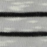 Black Horizontal-Stripe Chunky Knit, Polyester — texture