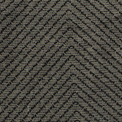 Charcoal Geometric-Chevron Jacquard, Polyester