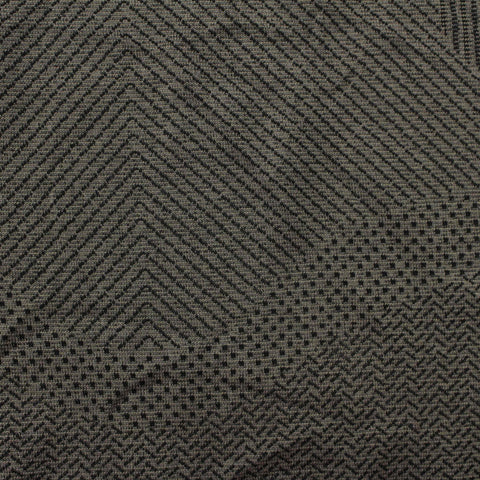 Charcoal Geometric-Chevron Jacquard, Polyester