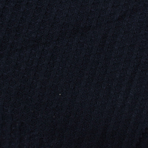 Dark Blue Tone-on-Tone Jacquard, Polyester