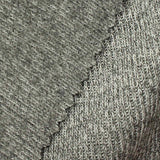 Grey Marl Rib Knit, Poly-Cotton — texture
