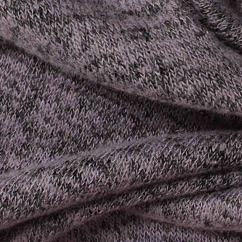 Viscose Polyester Stretch Chunky Knit Fabric, 175 gsm, 160 cm — Purple