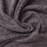 Viscose Polyester Stretch Chunky Knit Fabric, 175 gsm, 160 cm — Purple