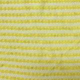 Yellow Horizontal-Stripe Chunky Knit, Poly-Viscose