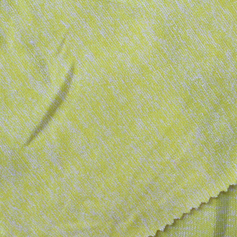 Light Green Marl Chunky Knit, Poly-Viscose, 289 gsm