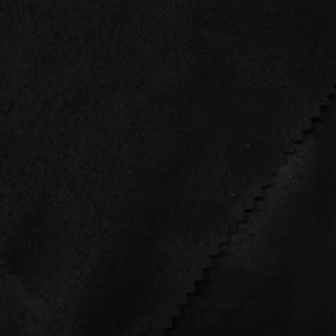 100% Polyester Knit Fabric, 135 gsm, 180 cm — Black