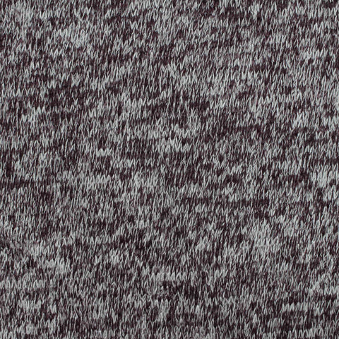 Light Grey Marl Chunky Knit, Viscose-Poly, 157 gsm