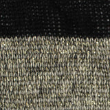 Black Horizontal-Stripe Chunky Knit, Poly-Viscose — texture
