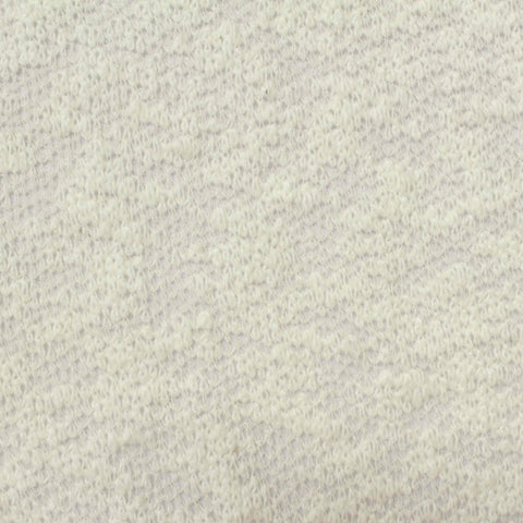 Slub Polyester Stretch Chunky Knit Fabric, 200 gsm, 170 cm — Beige