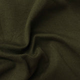 Polyester Cotton Stretch Rib Knit Fabric, 295 gsm, 170 cm — Green