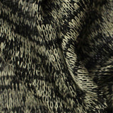 Black Marl Chunky Knit, Viscose-Poly — texture