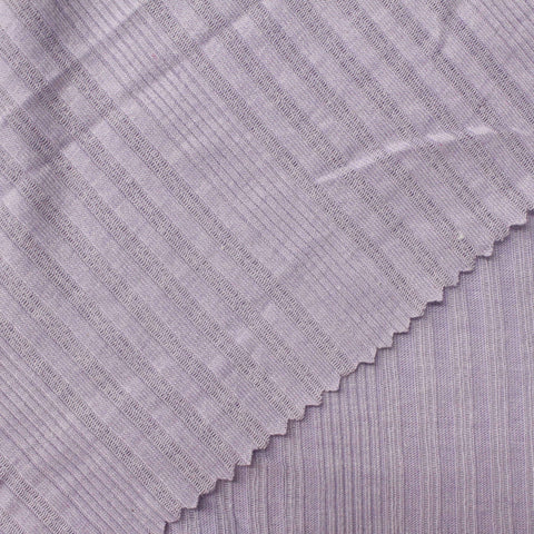 Polyester Viscose Rib Knit Fabric, 205 gsm, 160 cm — Purple