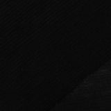 Polyester Stretch Chunky Knit Fabric, 195 gsm, 170 cm — Black