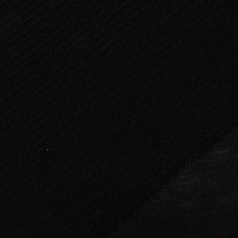 Polyester Stretch Chunky Knit Fabric, 195 gsm, 170 cm — Black