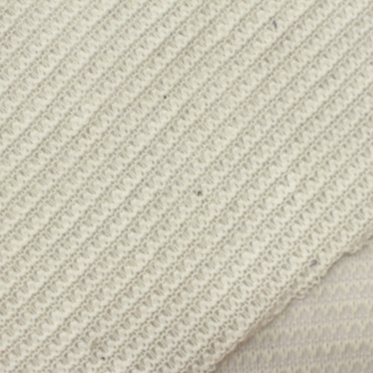 Slub 100% Polyester Chunky Knit Fabric, 190 gsm, 150 cm — Beige
