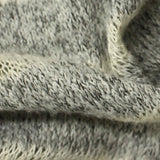 Cream Marl Knit, Poly-Viscose — texture