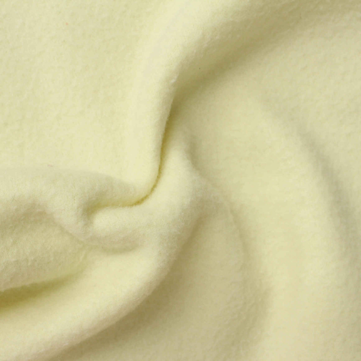 100% Polyester Fleece Fabric, 205 gsm, 170 cm — Yellow