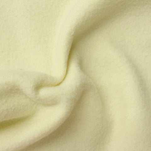 100% Polyester Fleece Fabric, 205 gsm, 170 cm — Yellow