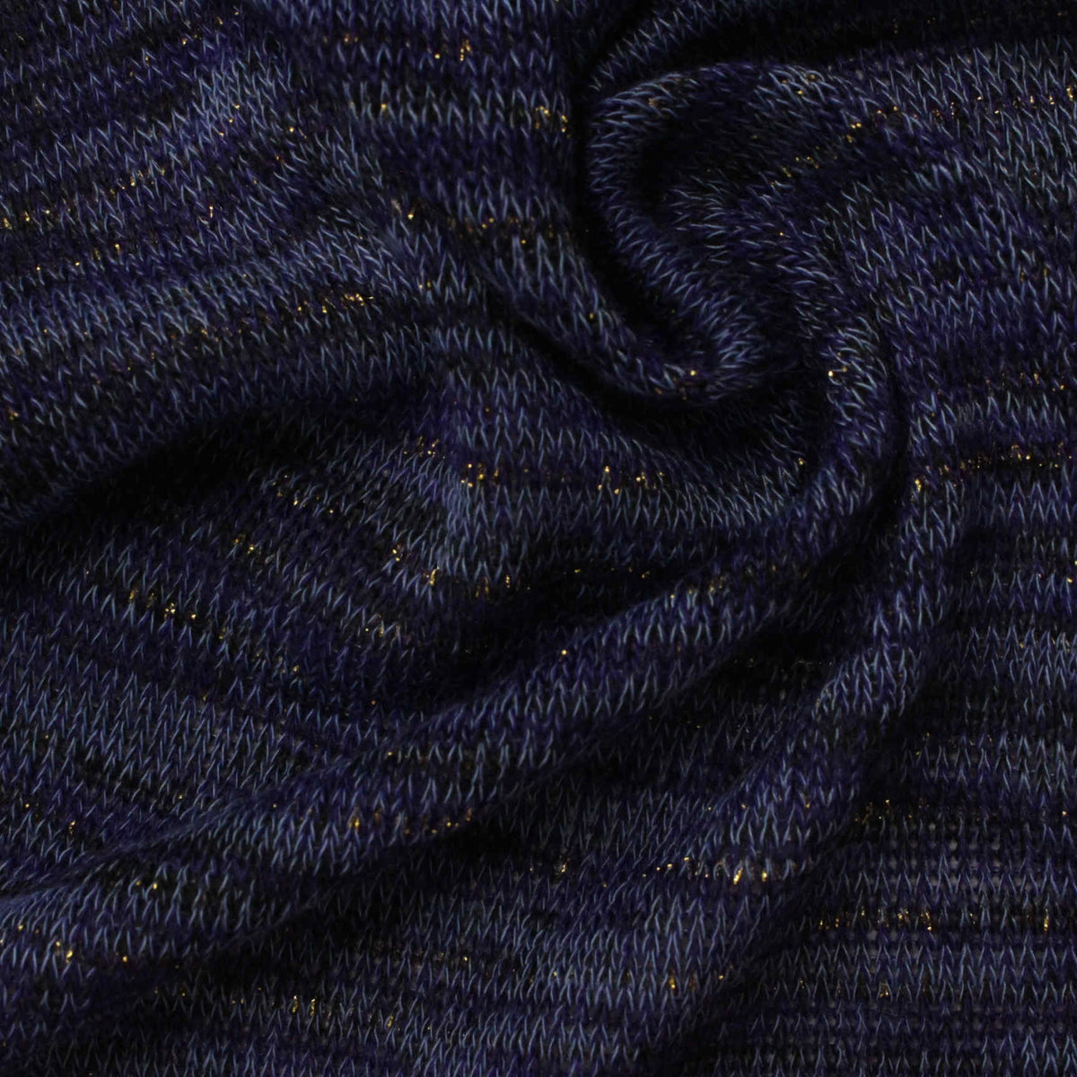 Blue Marl Knit, 177 gsm