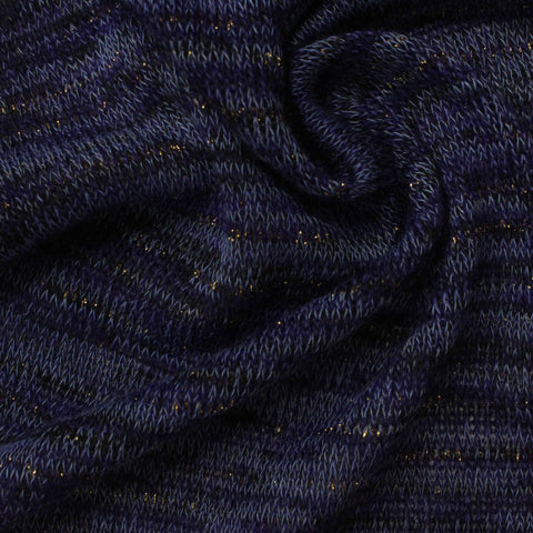 Blue Marl Knit, 177 gsm