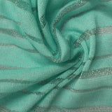 Silver Horizontal-Stripe Knit