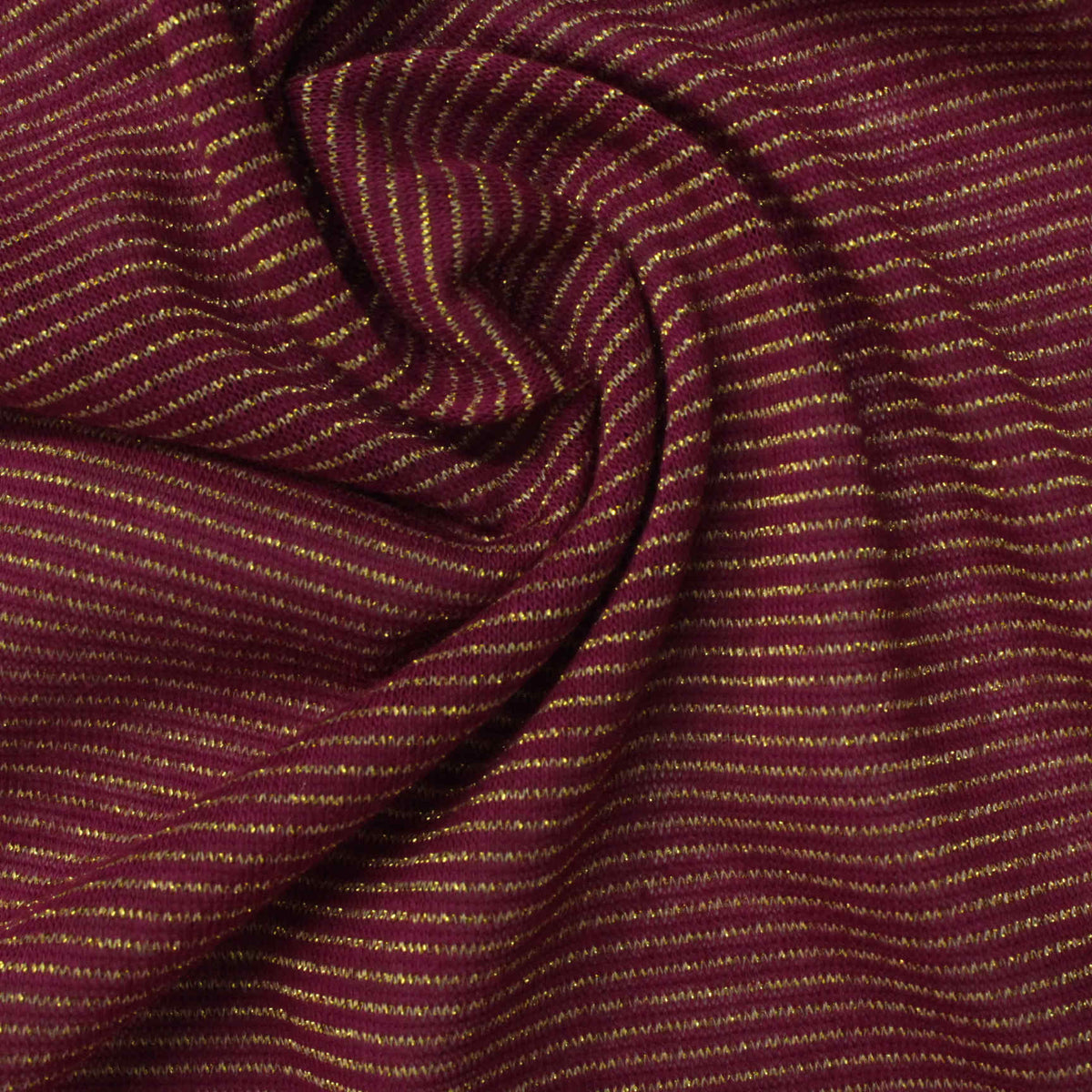 Gold Horizontal-Stripe Knit